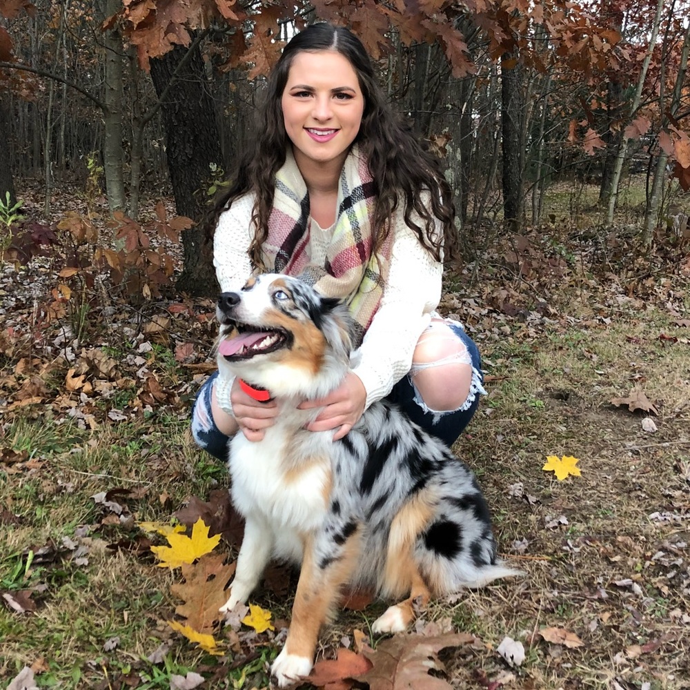 Red plaid scarf
